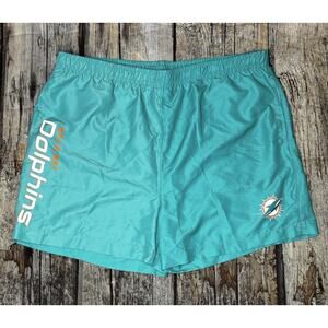 NFL Team Apparel Foco Miami Dolphins Swim Shorts Mens Size 2XL NEW